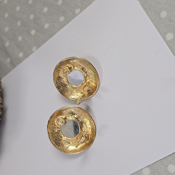 Vintage PAOLO Earrings Clip-on - Picture 4 of 5